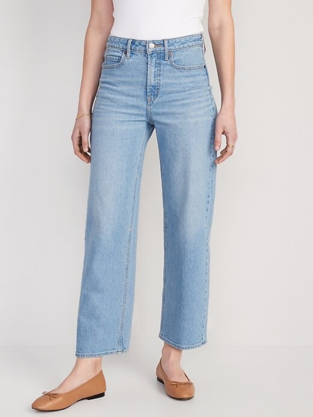 Wide Leg Crop Jeans